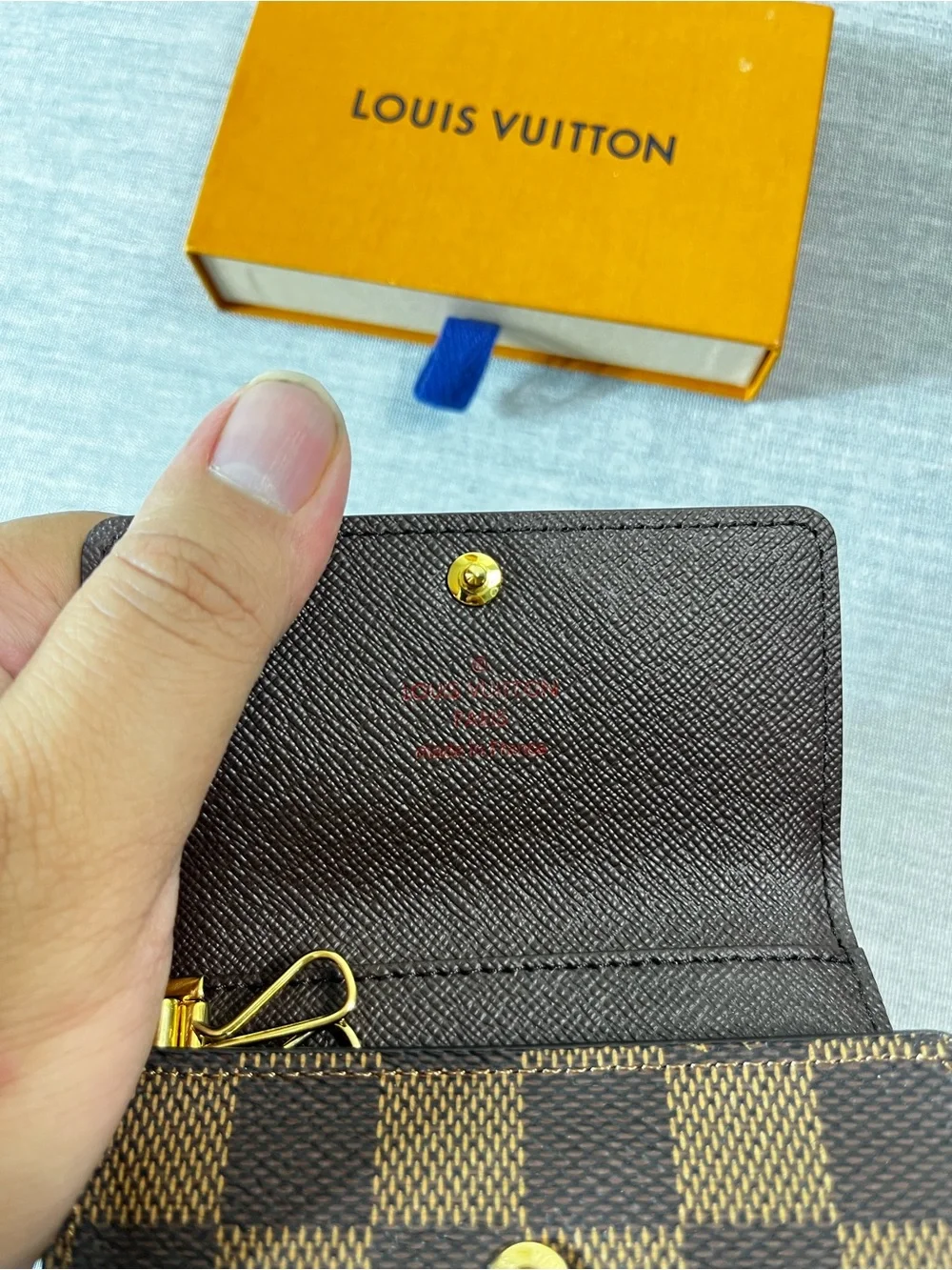 Louis Vuitton Damier Ebene Multicles 6 Key Holder